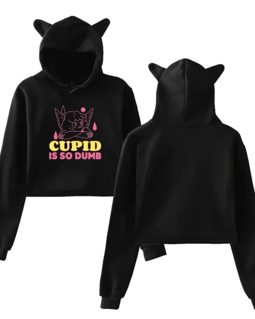 FIFTY FIFTY Cupid Is So Dumb Cropped Hoodie