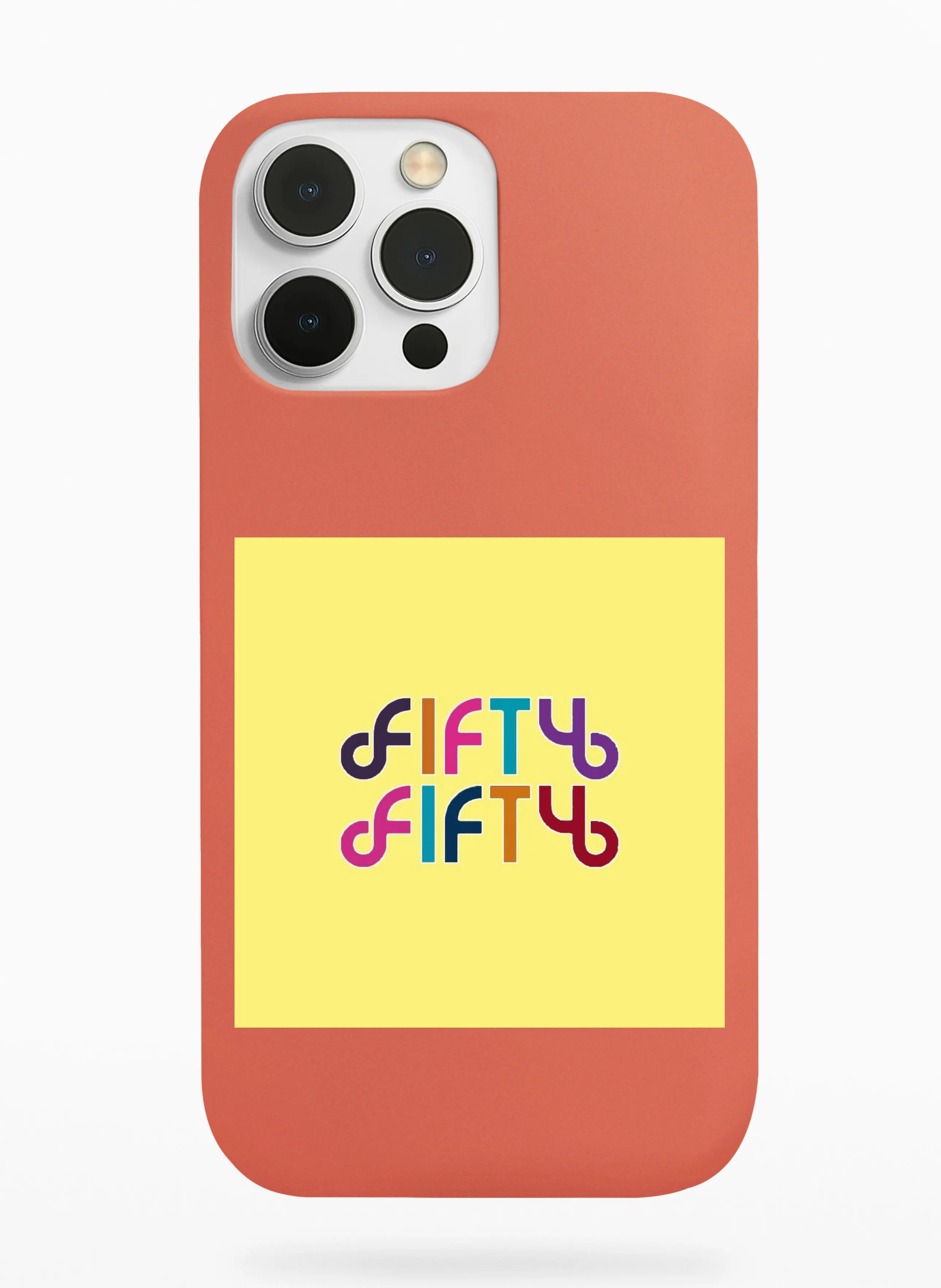FIFTY FIFTY Rainbow Logo Phone Case - Image 2