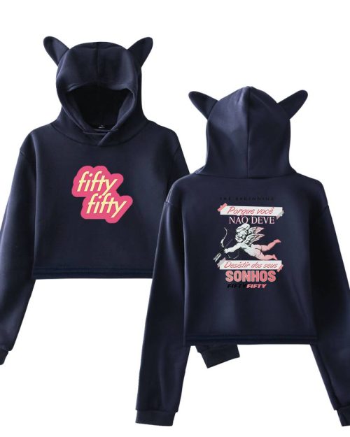 FIFTY FIFTY Sonhos Cropped Hoodie